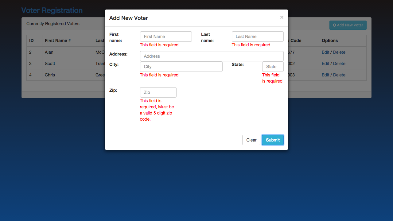 Voter Registration by Nic Small