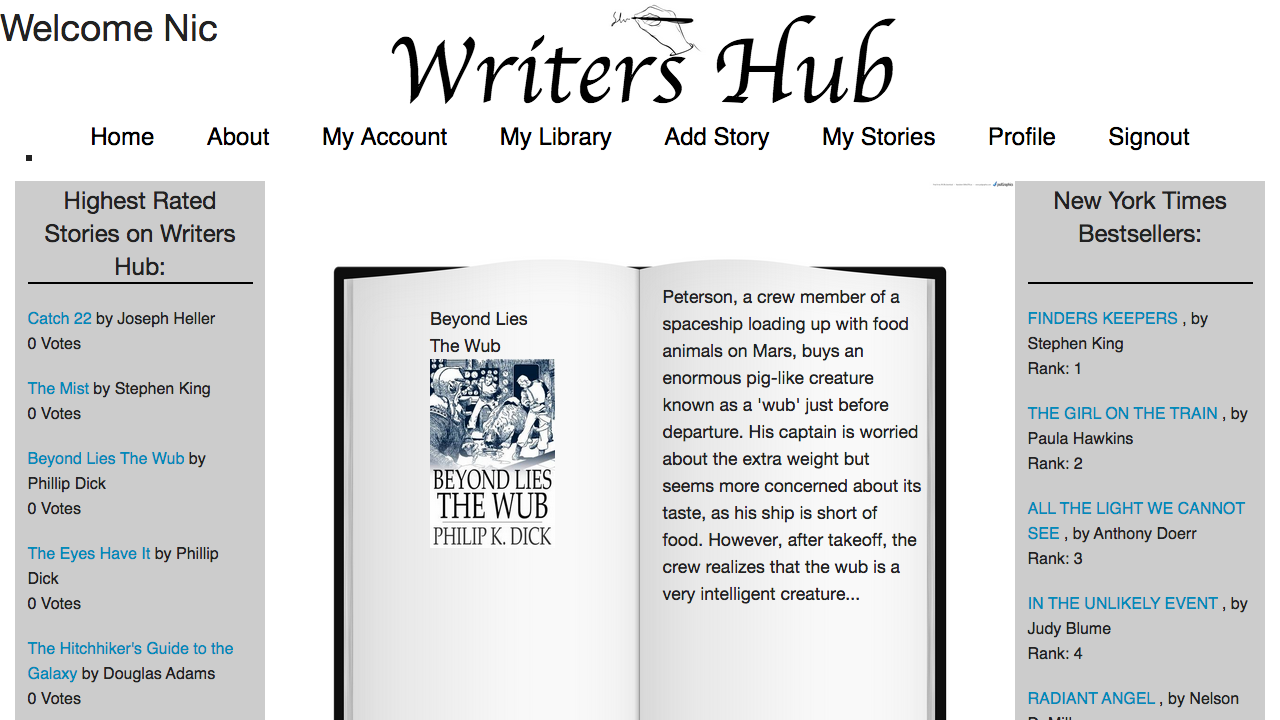 Writers Hub by Don McLamb and Nic Small