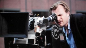 Christopher Nolan with IMAX camera