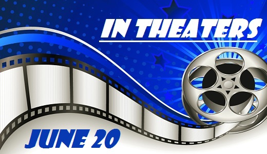 Background with Film Reel - In Theaters - June 20